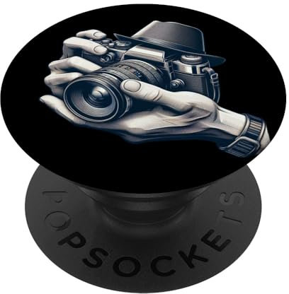 Vintage Analog SLR Camera Art Photographer Film PopSockets Adhesive PopGrip