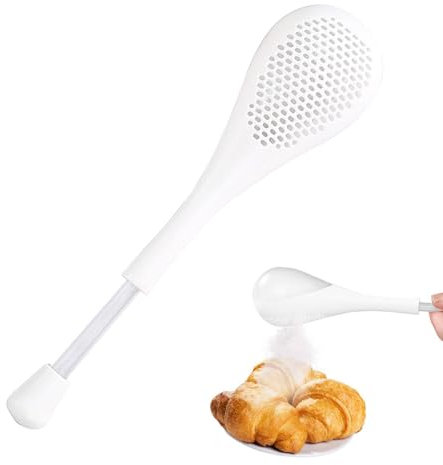 Varita para espolvorear azúcar glas - Plumero de horno multifunción - Plumero para polvo desmontable, tamiz para harina, plumero para horno, pequeño tamiz