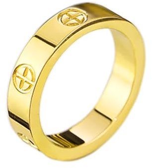 Hasdnker Ring Ringe Damen Bijouterie Herren Schraubringe Liebesring Luxusmarke Schmuck Phillips Für Frauen Nagelform Roségold Silber Farbe Größe 5 Bis 10 9 Schraubgoldfarbe