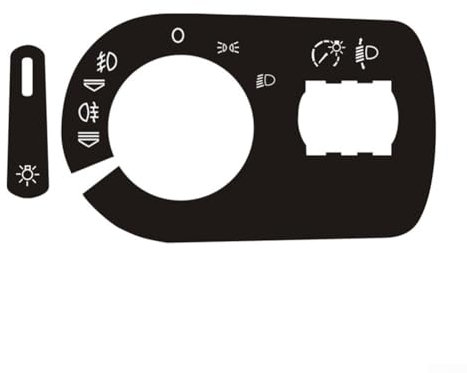 Calcomanías adhesivas para interruptores de luz A3 8P (2004 2008), y material de vinilo fácil de aplicar