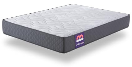 Todocama - Colchón viscoelástico 80x190 cm, Pure Flow MAX Multicapa, Altura 21 cm, firmeza Media/Alta, Tratamiento antiácaros, antibacterias e hipoalergénico. Fabricado en España.