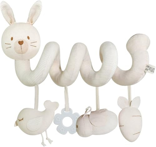 Xweptuy Jouet de Poussette pour bébé, Animaux en Peluche en Spirale Suspendus, pneumaux de BRIC