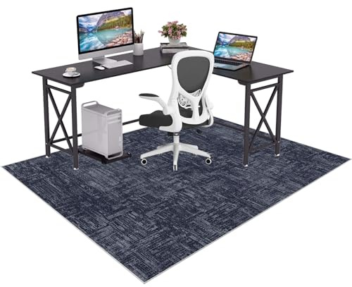 Antideslizante Alfombras para Silla de Gaming Oficina 70 x 100 cm Alfombra Escritorio Suelo Alfombras Sillas Ruedas Protectora para Suelos Duros Protectors Suelo Silla Ruedas Silla de Ordenador