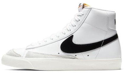 NIKE Blazer '77, Scarpe da Ginnastica Donna, White/Black/Sail, 35.5 EU