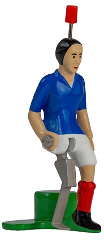 TIPP-KICK Pro-Kicker France Joueur Original pour Petits et Grands I Plaisir de Jeu avec la Figurine de Football I Accessoires I Maillot Bleu
