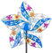 MUMTOP Metal Wind Spinner - Large Kinetic Wind Spinner, 75 Inch Hollow Butterfly Wind Spinner for Garden Yard and Patio Lawn Decor