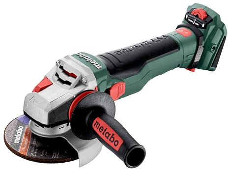 metabo Akku-Winkelschleifer WVB 18 LTX BL 15-125 Quick, 18 V, 125 mm Flex | Bürstenloser Trennschleifer mit Drehzahlregelung, M-Quick, Bremse, im Koffer, ohne Akku und Ladegerät