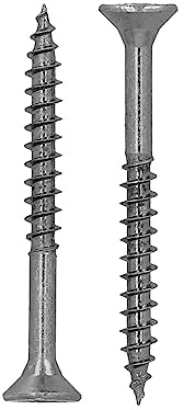 HELPMATE – Universalschrauben mit Senkkopf 5,0x50 mm – Edelstahl A2 rostfrei – 250 Stück Holzschrauben mit PZ 2‑Antrieb und Teilgewinde – für Innen‑ und Außenbereich