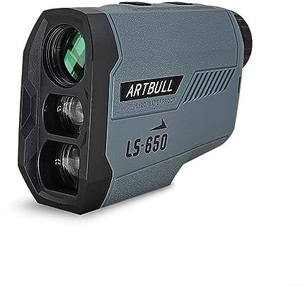 Telemetro da per golf, misuratore di distanza da per golf, telemetro telescopico con perno di bloccaggio a bandiera, misuratore monoculare per escursionismo sport all'aria aperta - 650