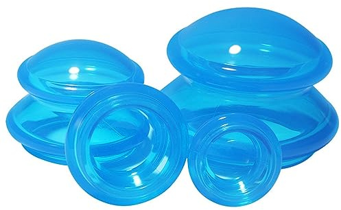 cpcs Ese Achs Anti Cellulite Yoint Coppette in silicone di grande aspirazione per l'assistenza sanitaria(Blu)
