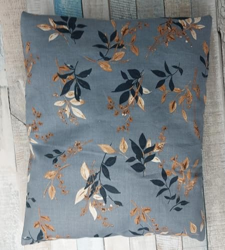 Kräuterkissen mit 8 verschiedenen Heilkräutern wie Hopfen, Melisse, Fenchel, Minze, Rosenblütenblätter, Lavendel, Ysop, Quendel, Bezug waschbar, Motiv 097 Herbst ca. 20x24 cm,ca. 20x24 cm (Kräuter)