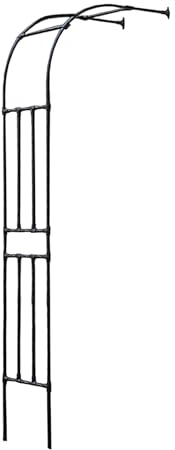 LIYI929GP Garten-Torbogen Rankgitter Rosenbogen - 60x240cm 90x240cm 120x240cm 180x240cm Verzinkt Halbbogen Rankhilfe Torbogen Wetterfest Für Kletterpflanzen, Einfach Zu Bewegen Und Zu Installieren