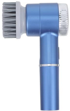 JEWEDECO Electric Cleaning Brush Scrubbing Brush Shower Scrubber Electric Scrubber Cordless Bundle Electric Floor Scrubber Grout Cleaner Room The Broom Grout Scrubber Dish Brush Iron Blue