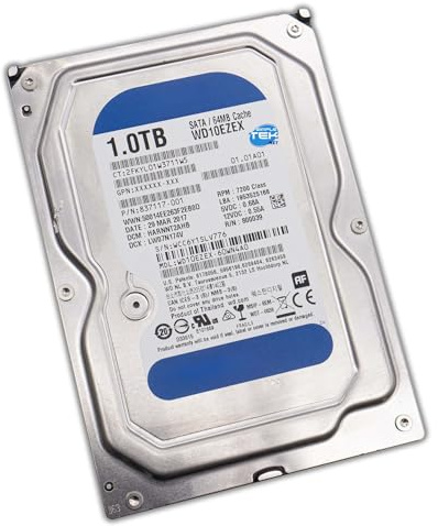 SIMPLETEK - Disco duro mecánico interno de 1 TB de 3,5 SATA III 6 Gbps 7200 RPM con caché de 64 MB para copia de seguridad y almacenamiento profesional (reacondicionado)