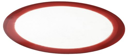 Homoyoyo 10 Inch Round Silicone Baking Mat - Non-Stick Reusable Baking Liner for Pizza Cakes and Pastries Food Grade Silicone Ideal for Baking and Cooking Random Color
