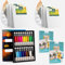 Acrylic Art Set, Paint Kit, Painting Set, Canvas and Paint Set with 18 Acrylic Paints, 6 Canvas Panles, Drawing Paper, Complete Starter Painting Art Supplies for Kids Adults Art Lovers