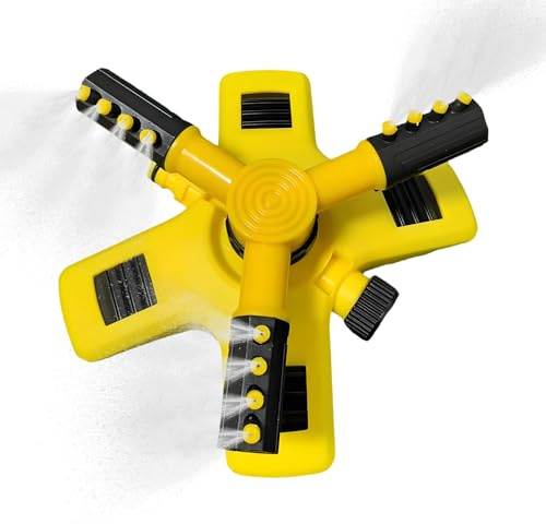 Arrosage D'arrosage De L' Sprinkler - Tête De Greffeur De Pelouse Rotative À 360 °, Système De Pulvérisation Réglable | Outil D'irrigation du Jardin Lourd, Pulvérisateur De Tuyaux De Connexion FA