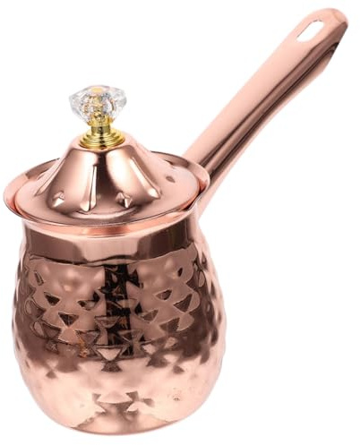 BESPORTBLE Turkish Pot Stainless Steel Milk Foam Cup for Coffee Maker Machine Household Multi-Function Pot for Hot Cooking