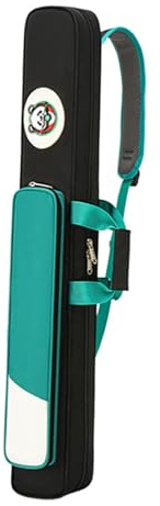 MotiveTech Custodia per Stecche da Biliardo Organizzatore Professionale Borsa da Trasporto con Tracolla Allargata E Confortevole Adatto per Appassionati, Verde