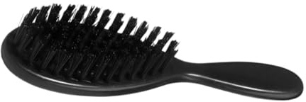 Homoyoyo Bartbürste zur Pflege und Styling des Vintage Ergonomischer Griff Nylonborsten mit Ölkopf für Barbershop und Professionelle Bartpflege