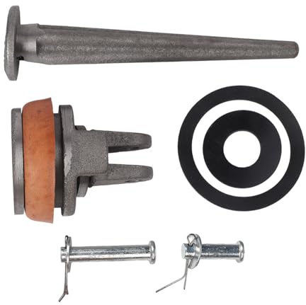 FUANA Kit pistone di ricambio per pompe a mano tipo 75 con set di bulloni per valvola per piercing al naso, stantuffo in ghisa e anelli di tenuta in ecopelle