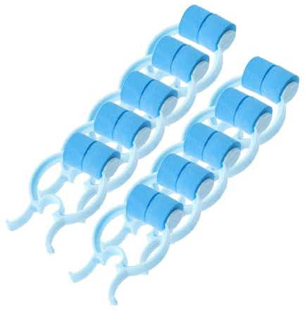 EXHUMKY 16 Pinzas para Hemorragia Nasal Tapón Nasal Portátil Azul Práctico para Cuidado Uso Doméstico y Emergencia