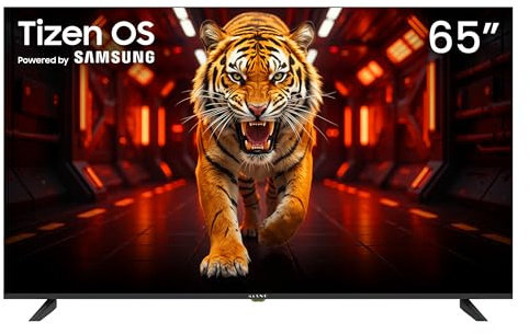 KIANO Elegance Smart TV LED 65 Pouces (164 cm) 4K UHD avec TIZEN OS (Powered by Samsung), Dolby Audio, Triple Tuner DVB-T2/C/S2, 3× HDMI, Enregistrement USB PVR, Wi-FI