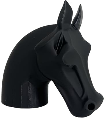Trailer Hitch Ball Cover, Funny Waterproof Towbar Ball Cap, Horse Head Tow Bar Cover, Protective Tow Hook Plug for Car Decoration