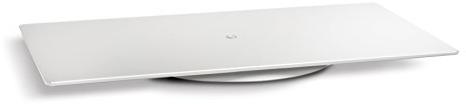 Meliconi Rotobase Elite M , Support TV ou Moniteur Pivotant à 360°, Universel, Blanc, Capacité Maximale 70 kg