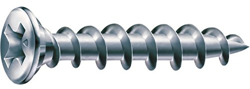 SPAX 1411010400405 FEX-KS Fensterbauschraube, 4.0 mm x 40 mm PH2, Silber (1000-er Pack)