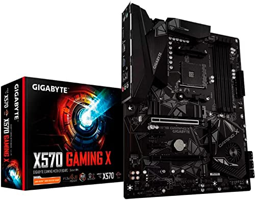 GIGABYTE X570 Gaming X (AMD Ryzen 3000/X570/ATX/PCIe4.0/DDR4/USB3.1/Realtek ALC887/HDMI 2.0B/RGB Fusion 2.0/Realtek GbE 8118 LAN/Carte mère Gaming