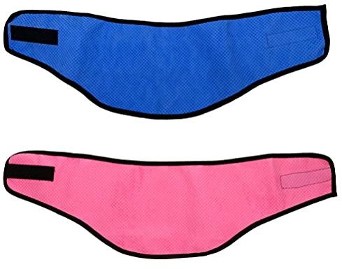 VILLCASE Dog Cooling Collar Pet Cooling Towel 2 Pack Plaid Scarf for Dogs Pet Summer Ice Scarf