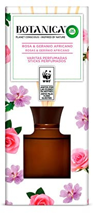 Botanica by Air Wick Duftstäbchen, Rosa und Afrikanische Geranie