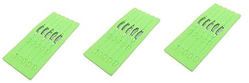 BESPORTBLE 3sets Aal Angeln Köder Set-verstrickung Silikon Bohnen Frühling Feeder Haken Tackle 5 Stücke * 3