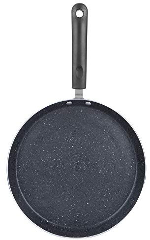 NDNCZDHC Bratpfanne Mit Griff, Aluminium-Eierpfanne, Schwarze Bratpfannen Und Bratpfannen, Antihaftbeschichtete Omelettpfanne Für Die Küche(L 10in)