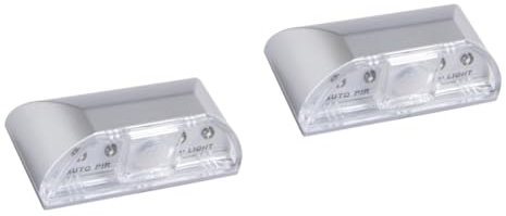 Uonlytech 4 Stück Infrarot-sensorlampe Kleines Nachtlicht Kleine Wandlampe Infrarot-sensorlicht Silver