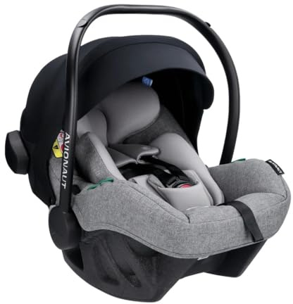 Avionaut Pixel Pro 2.0 C Babyschale – Leichtester Kindersitz der Welt (2,5 kg) – i-Size (40–86 cm, 0–13 kg) – Neugeborene Autositz – Isofix-kompatibel (Grey)