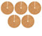 HavenDomicile Lot de 10 disques de paillage ronds en fibre de coco biodégradables pour plantes, contrôle de la rétention de l'humidité, aide au jardinage pour arbres, arbustes, pots de 30 cm et 25 cm