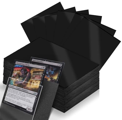 300 Pcs Pochette Carte, Transparentes Protège Cartes, Protège Carte, Pochettes pour cartes à collectionner 91 * 66mm, pour Jeux de Societe Sleeves, Magic