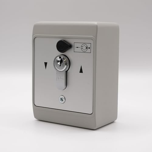 GEBA MS APZ 1-2T – Universal-Schlüsselschalter, 2 Impulsfunktionen, Ref.: 107.1301.10-3 Schlüssel, 2 NO-Impuls-Ausgänge, europäischer Zylinder + 1 Goodies Domobi (MSB APZ 1-2T/1)