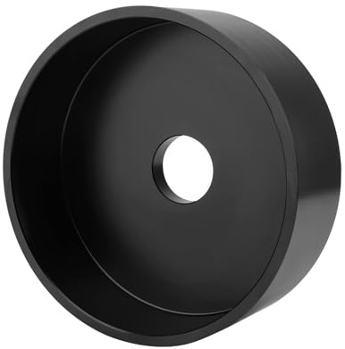 Équilibreuse de roue pour grande taille pour jante camion, plaque support d'espacement 7,5 pouces, modèles à clipser noirs avec arbre 40 mm entretoises de jantes en alliage