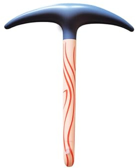 HIXNUG Piccone gonfiabile giocattolo falso taglio strumento Halloween Hatchet Costume Prop Carnevale Compleanno Cosplay Party Forniture