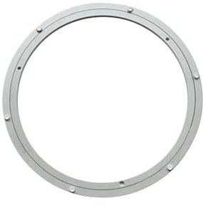 Slät roterande platta för bordsskiva 12–39 cm roterande lagerplatta, Lazy Susan-bas, aluminiumlegering, för kök, runt matbord, slitstark