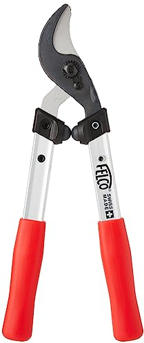 FELCO 211-40 Astschere (Länge 40 cm, ziehender Schneidkopf, Baumschere Schnitt-ø 35 mm, Griffe aus Aluminium, Gartenschere für schwere Schneidarbeiten)