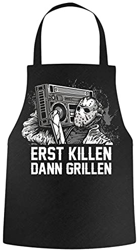 Spaß Kostet Grillschürze Sprüche Erst Killen dann Grillen