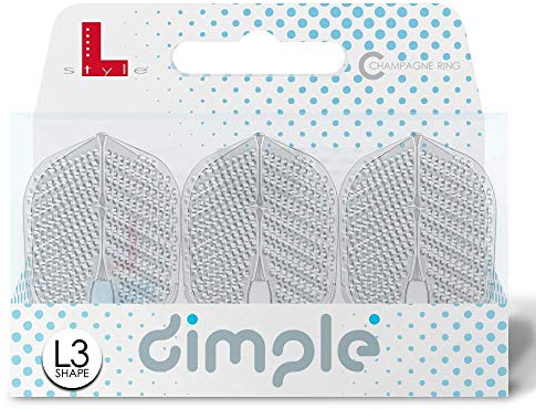 Lstyle l3 pro dimple dart-lampor, liten, standardform: formad, plast och lätt, set ? Transparent