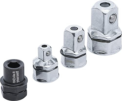 BGS Diy 98210 - Set di adattatori per chiavi ad anello a cricchetto, 4 pezzi