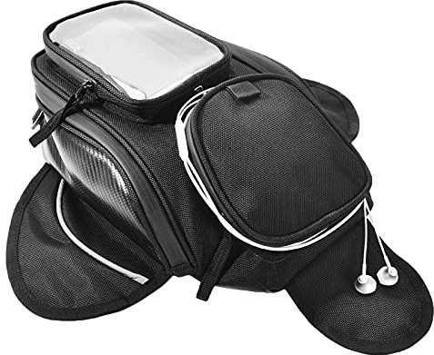ornithologist Motorcycle Tank Bag Motorcycle Magnetic Fuel Tank Bag with Strong Magnetic for Most Motorcycle Motorbike Traveling Riding Black