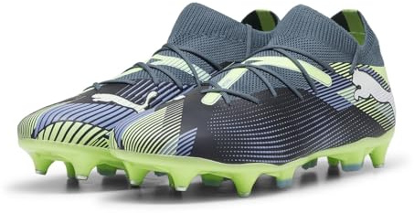 Puma Unisex Adults Future 7 Match MXSG Soccer Shoe, Gray Skies-Puma White-Fizzy Apple, 43 EU