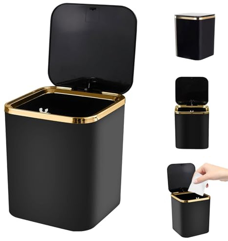 Mülleimer Mit Deckel, Tischmülleimer Mit Deckel, Mini Mülleimer, 2L | Mini Tischabfalleimer, Tischmülleimer, Für Schreibtisch, Badezimmer, Wickeltisch, Küche